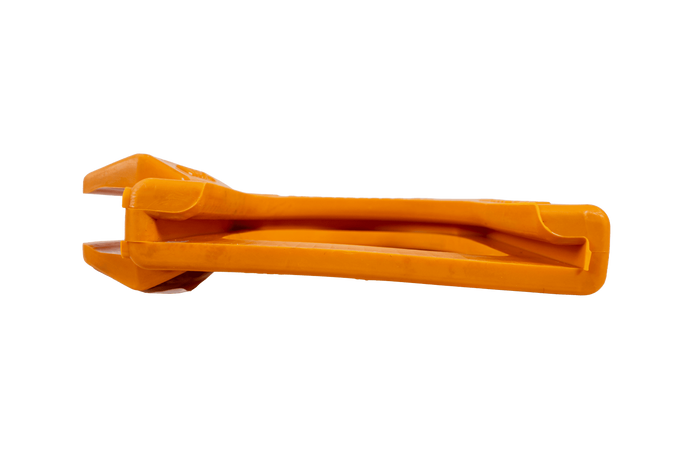 Veiligheidsafdekking voor STEELPRESS 4 mm kogelkoppeling, met ruimte voor stekker.