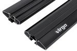 Inter Pack Virgo IR 110 (G2) dakdrager met geïntegreerde dakrails (zwart)