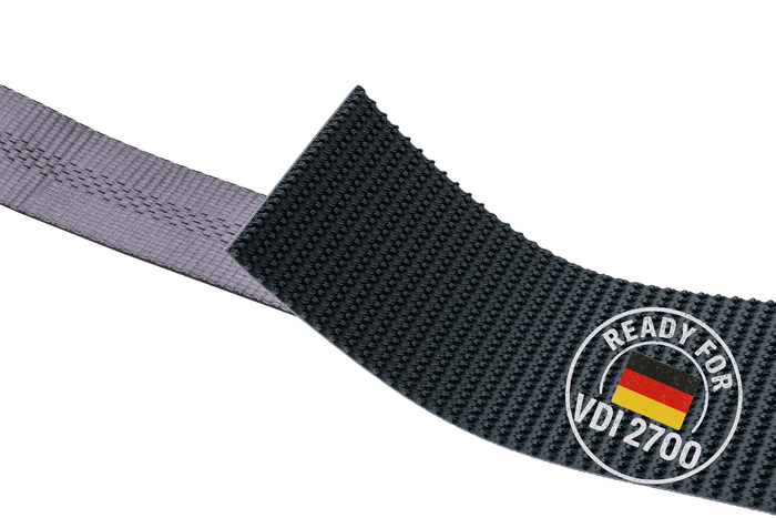 HEFFA CARLINE 130 sleepwagen transportband wielborgband 5m/50mm/5t VDI 2700
