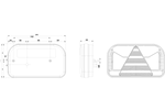 Achterlicht FRISTOM FT-170 LED 7 functies rechts