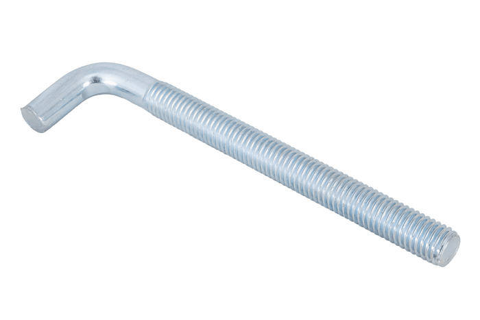 DROMET HP M10x120 schroefhaak met een L-vormige uiteinde (recht)