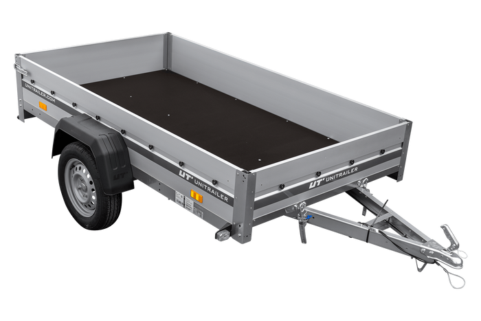 Aanhangwagen met aluminium zijwanden 230x125 Unitrailer Garden 230 KIPP ALU