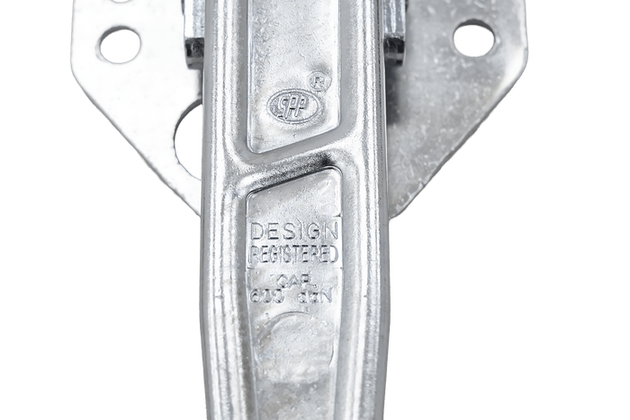 Zijkoppeling met STEELPRESS ZB-04+Z-01A bevestiging voor volledige afsluiting van de aanhangwagenzijde