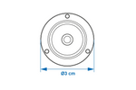 ProPlus 341217 ronde waterpas, diameter 3 cm