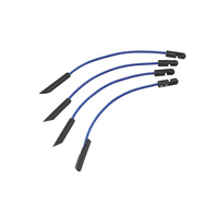 Linki elastyczne wielofunkcyjne do plandek, niebieski zestaw 280mm 4 szt