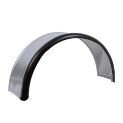 Aanhangwagen spatbord 13-15" DOMAR DK7110 wielkast 820/240mm metaal met rubberen rand