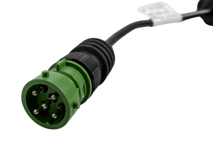 Bajonetadapter 5-pins / haakse connector ASS2 7-pins ASPÖCK rechteradapter