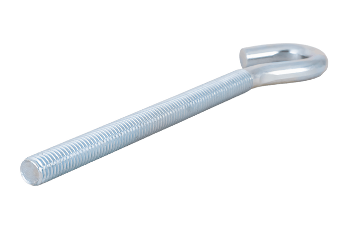 DROMET HZ M8x140 schroefhaak met open uiteinde (gebogen)