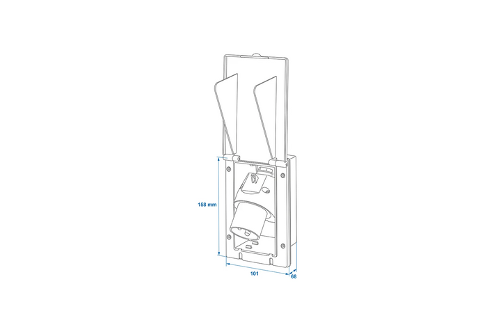 CEE ProPlus 373505 extern wandcontactdoos 160×100mm