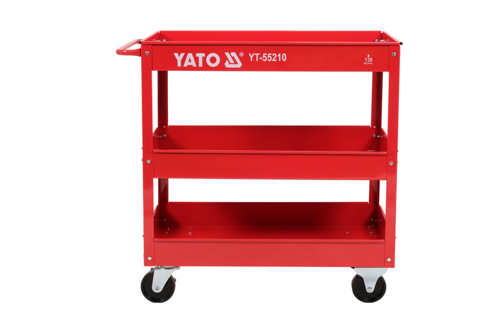 YATO YT-55210 3-laags werkplaatswagen, werkplaatskast, 130 kg, 79,5 x 79 x 37 cm
