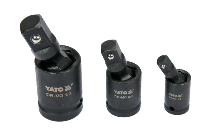 YATO YT-10643 Slagverbindingset 1/4", 3/8", 1/2" 3-delig.