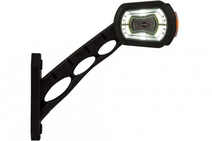 HORPOL LDCC 2698 LED linker markeringslamp op een rubberen arm