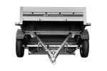 Aanhangwagen op veren met aluminium zijwanden 200x125 Unitrailer Garden 201/R KIPP ALU
