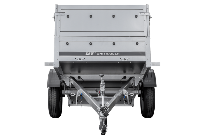 Tuinaanhanger 200 KIPP met steunwiel en BIS zijkanten