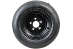 OUTLET Versterkt wiel voor aanhangwagen LINGLONG BAND 195/55 R10C 98/96N UNITRAILER VELG zwart 6Jx10&quot; 5x112 ET:-4