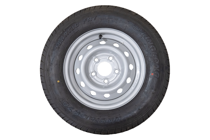 OUTLET Verstevigd wiel voor aanhanger LINGLONG TIRE 165/80 R13C 96/94N UNITRAILER VELG 4.5Jx13"H2 5x112 ET:30