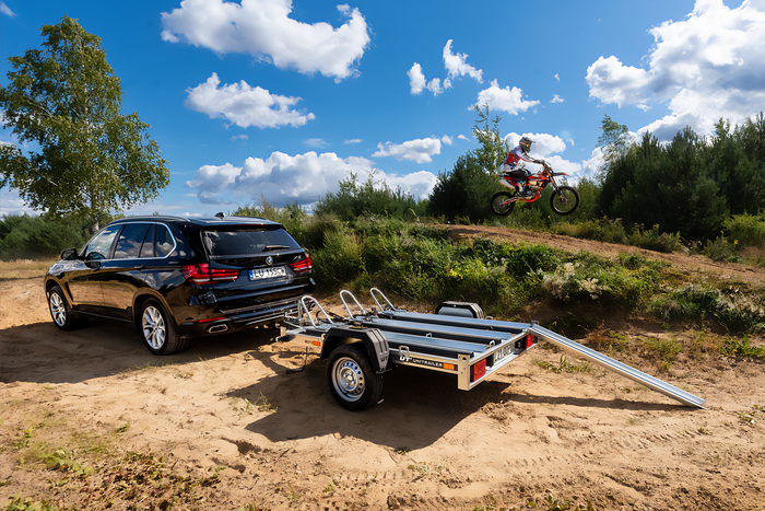 Motortrailer voor drie motoren UNITRAILER MOTO 3