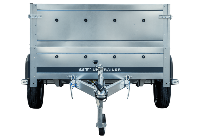 Enkelassige aanhanger 230x125 UNITRAILER GARDEN 230 KIPP met BIS-zijwanden