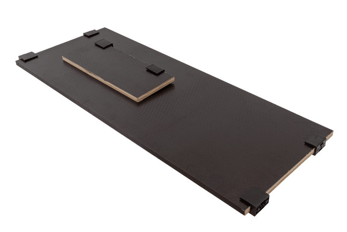 Set van twee planken voor de DAKEN ARKA 81209 gereedschapskist, vak 1125x445mm en 445x180mm
