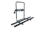 Fietsendrager reservewielhouder Peruzzo Brennero 4x4 - voor 2 fietsen met montagerails (zwart)
