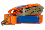 UNITRAILER 8m/35mm/2t oranje transportband met spaninrichting
