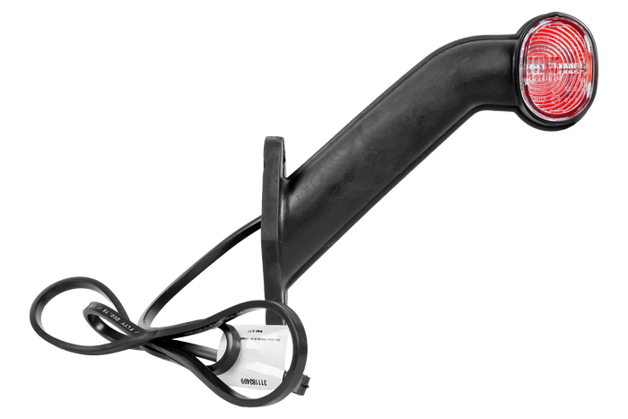 ASPÖCK SUPERPOINT II linker markeringslamp op een rubberen arm met zijkabel