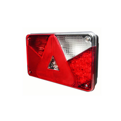 ASPÖCK MULTIPOINT V LED-achterlicht bajonet 8-pins 7 functies rechts