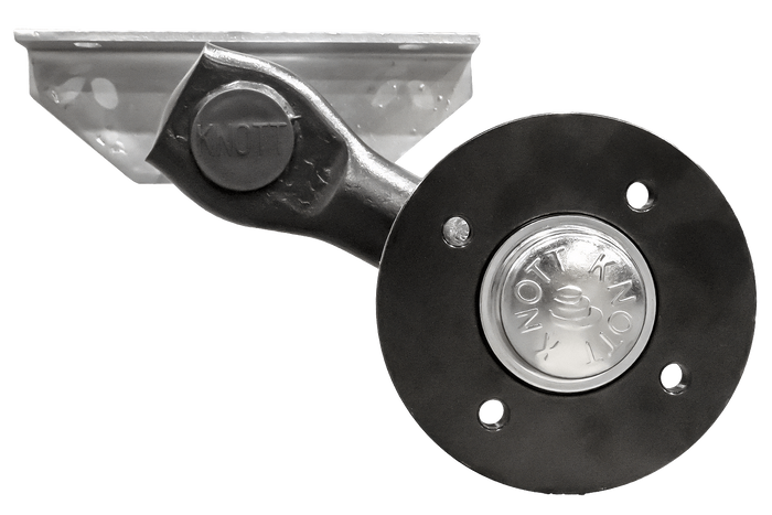 KNOTT VG7-L ongeremde as voor aanhanger 750 kg 1200 mm 1650 mm 4x100