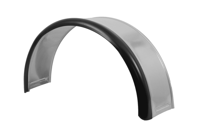 Aanhangwagen spatbord 13-15" DOMAR DK7110 wielkast 820/240mm metaal met rubberen rand