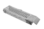 UNITRAILER ALR004 opklapbare stalen oprijplaat voor aanhanger, 170 cm, 227 kg