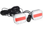 TT Technology TT.12019 LED achterlichten met magneet + 7,5 m 7-polige kabelboom