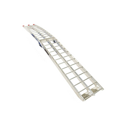 UNITRAILER ALR002 opklapbare aluminium oprijplaat voor aanhanger 221 cm 340 kg met riem