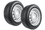 Set van twee versterkte wielen voor aanhangwagen LINGLONG BAND 195/50 R13C 104/101N UNITRAILER VELG 5.5Jx13"H2 5x112 ET 30