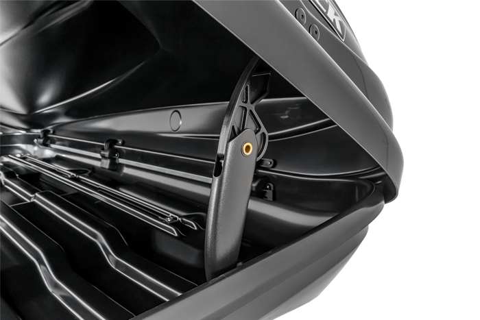 Inter Pack Zenith 8.6 dakkoffer, zwart metallic