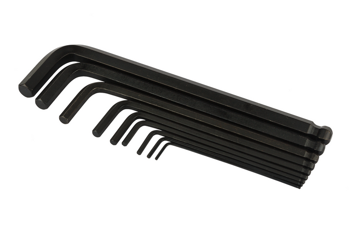 STANLEY inbussleutels, kogelkop zeskantsleutels 1,5-10 mm, 9 stuks.