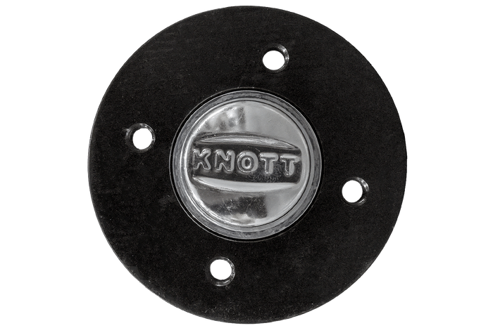 KNOTT VR7 ongeremde starre as met veer voor aanhanger 750 kg 1480 mm 1820 mm 4x100