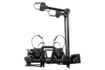 Inter Pack Velox 2 LED - opvouwbare fietsendrager voor op de trekhaak voor 2 fietsen met LED-verlichting (zwart)