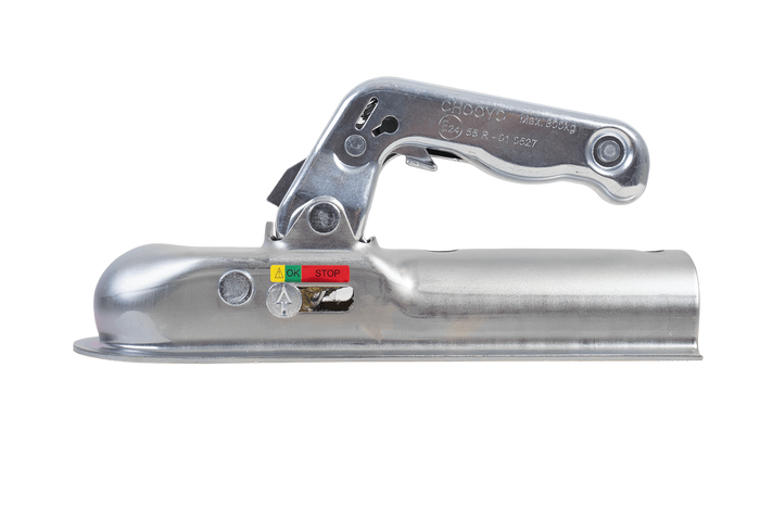 CHOOYO JD.00.53.005 kogelkoppeling voor een aanhanger van 800 kg met een 50 mm buisvormige dissel.