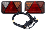 FRISTOM LED-achterlichten + MANTES 4m 7PIN kabelboom