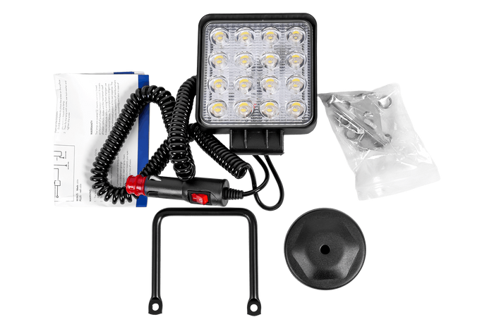 LED-werklampreflector TT TECHNOLOGY TT.13208M 16xLED 3400lm met magneet