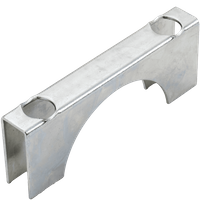 Dromet-connector voor M10-klem (2")