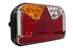 Achterlicht FRISTOM FT-170 LED 6 functies links, bajonet 