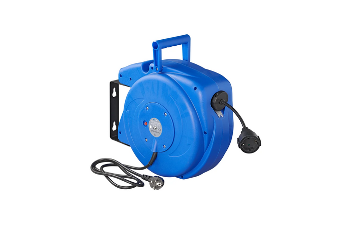 ProPlus 580786 automatische oprolkabel, 15 meter kabel