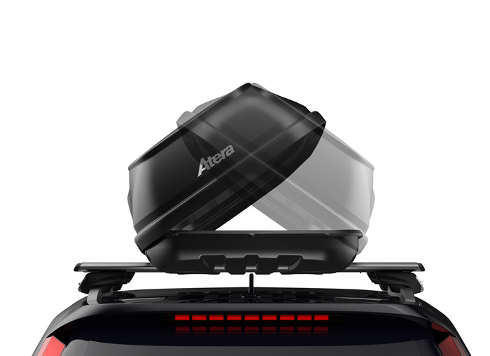 Atera Casar L dakkoffer zwart metallic