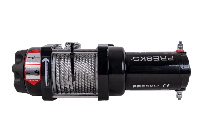 Elektrische lier voor PRESKO T-REX 3.5 12V 1590kg aanhanger met 12m stalen kabel