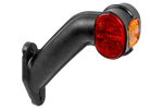 ASPÖCK SUPERPOINT II rechter markeringslamp op een rubberen arm met zijkabel