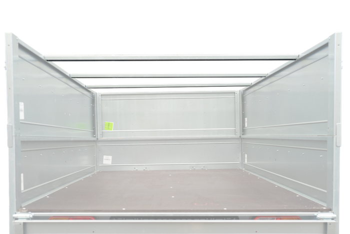 H-0 vlakframe met zeildoek voor de aanhangwagen UNITRAILER GARDEN TRAILER 230 KIPP