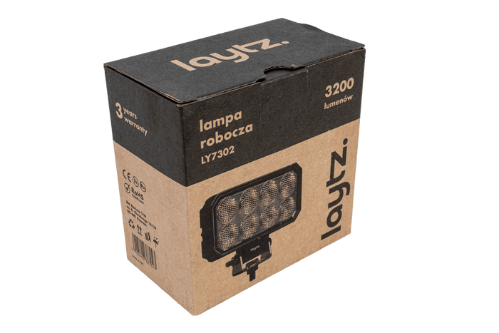 LED-werklamp reflector LAYTZ LY7302 32xLED 3200lm rechthoekig