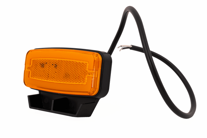 HORPOL LD 2765 LED-markeringslamp, oranje, universeel, met houder