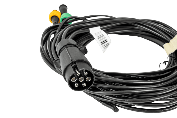 Verlichtingsset: DOBPLAST DPT35 LED-achterlichten + FRISTOM FT-009 LED-zijmarkeringslichten + MANTES 7m 7-PIN kabelboom